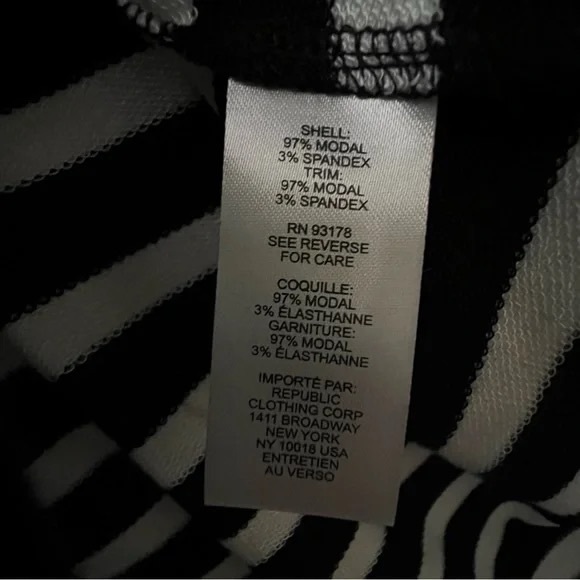 Workshop Republic Clothing 1X Striped Long-sleeve Top - Picture 2 of 6